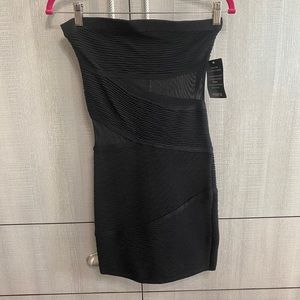 Black Bandage strapless dress. NWT
